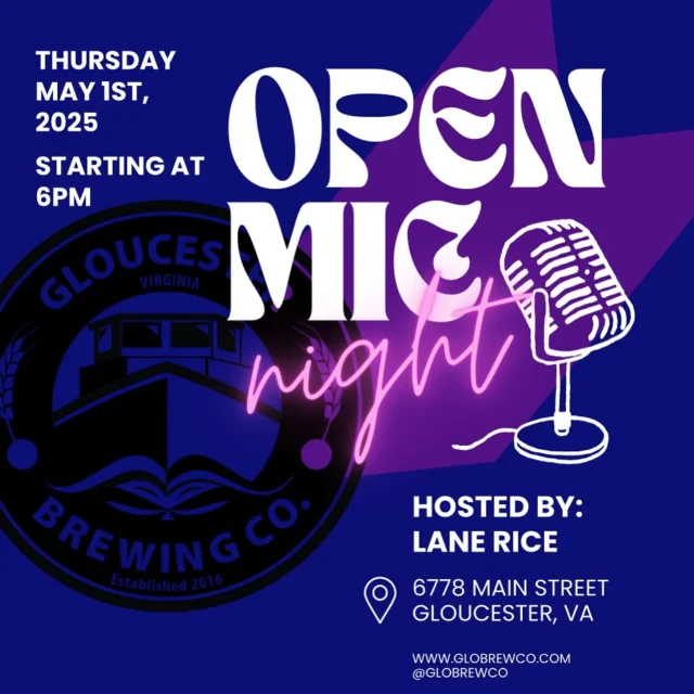 It’s that time again! 

Our May Open Mic Night is Thursday, May 1st! @lanericemusic will be hosting, and we hope you will come out and join us! Get here early, show starts at 6pm 🍻